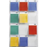 Helit Stenski nosilec CLEARLY, prozoren, z 12 predelki za DIN A4 Cene