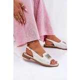 S. BARSKI Elegant Women's Sandals On Flat Heel With Decoration S.Barski | Shoptok.si