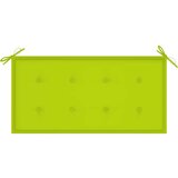  Blazina za vrtno klop svetlo zelena 100x50x3 cm oxford tkanina, (20655835) | Shoptok.si