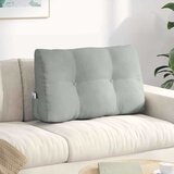  Jastuk za leđa Svijetlo siva 80 x 24 x 50 cm Baršun | shoptok.hr