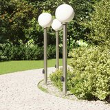  Stupić sa senzorom i utičnicom 3 kom 120 cm nehrđajući čelik IP44 | shoptok.hr