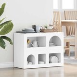  Strani šal Bela 80,5 x 35 x 59 cm Konstruiran les, (5000107901) | Shoptok.si