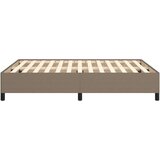 vidaXL okvir za krevet smeđesivi 140x200 cm od tkanine | shoptok.hr
