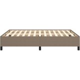 vidaXL Posteljni okvir taupe 140x200 cm blago | Shoptok.si