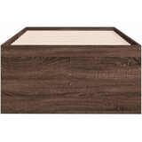  Dnevni krevet s ladicama bez madraca smeđa hrasta 75x190 cm | Eponuda.com