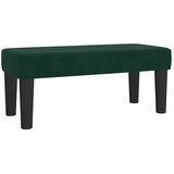 Box spring krevet s madracem tamnozeleni 80 x 200 cm baršunasti | shoptok.hr