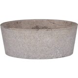vidaXL Umivalnik siv Ø40x15 cm marmor | Shoptok.si