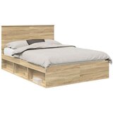  Krevetna konstrukcija Sonoma 140 x 200 cm Čvrsto borovo drvo | shoptok.hr