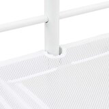  Okvir Krevet za Dječji Loft Bijelo 99,5 x 190 cm Čelik | shoptok.hr