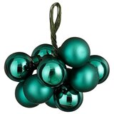  božićne kuglice (zelena, promjer: 2 cm, 1 kom.) | shoptok.hr
