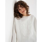 ex moda Sweatshirt-EM-BL-617-4.41P-ecru | Shoptok.si