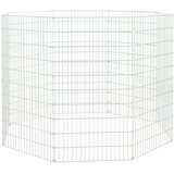  Ograđeni prostor za životinje slobodnog uzgoja s 8 panela, 54 x 100 cm, pocinčano željezo | Eponuda.com