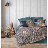 Ornate - Petrol Petrol Satin Single XXL Quilt Cover Set (DE) Cene