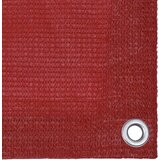 Balkonski zastor crveni 90 x 400 cm HDPE | shoptok.hr