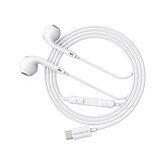 Oem Mayaxess, Žične USB-C slušalke za iPhone 15 z vgrajenim mikrofonom, Bela, (5000299424) | Shoptok.si