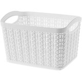 KADAX škatla za shranjevanje, 1,5 l, organizator za košare, plastika, bela, (5000355752) | Shoptok.si