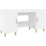 Maison Chic Pisalna miza - pisarniška miza - Računalniška miza bela 140x50x75 cm konstruiran les, (21785167) Cene