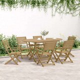  Zložljivi vrtni stoli 8 kosov 54,5x61,5x86,5 cm trdna akacija | Shoptok.si