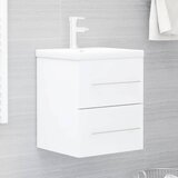 Ormarić za umivaonik bijeli 41 x 38,5 x 48 cm konstruirano drvo | shoptok.hr