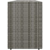  Vrtni ormarić za pohranu sivi 198x55 5x80 cm od poliratana | shoptok.hr
