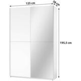 Modern Living Omara Z Drsnimi Vrati Fast, Bela | Shoptok.si
