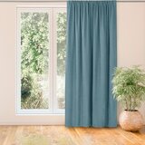  Curtain MILANA color blue style classic dragon tape transparent 10 cm with fringe 3 cm chenille 420x300 HOMEDE | shoptok.hr