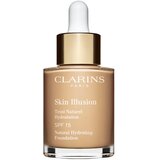 Clarins Skin Illusion Natural Hydrating SPF15 vlažilen puder z uv filtrom 30 ml odtenek 106 Vanilla | Shoptok.si