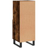  Komoda boja dimljenog hrasta 34 5x34x90 cm konstruirano drvo | shoptok.hr