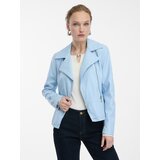 Orsay Light blue women's faux leather jacket - Women's | ePonuda.com