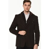 Dewberry K7534 MEN'S COAT-BROWN Cene