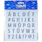 NEBULO Nebulo: Črke plastična šablona | Shoptok.si