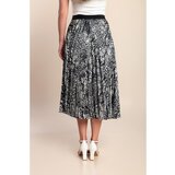 Fenzy Midi Suknja S Leopard Printom, Crna | shoptok.hr
