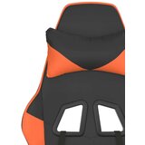  Masažni gaming stol črno in oranžno umetno usnje | Shoptok.si