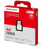 Mercusys MA30N AC1300 Nano Wireless Dual Band USB Adapter, 400 Mbps at 2.4 GHz + 867 Mbps at 5 GHz, Internal... Cijene