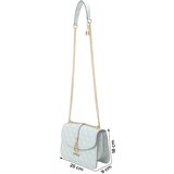 Guess Torba za čez ramo 'JAMES' svetlo modra / bela | Shoptok.si