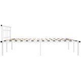  Okvir za krevet bijeli metalni 200 x 200 cm | shoptok.hr