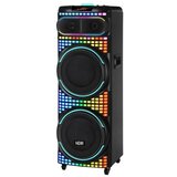  Zvucnik bluetooth ndr-2260 100w 2*12 inca sa dva mikrofona crni ( ZV1137 ) | ePonuda.com