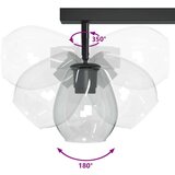 vidaXL Crna, Prozirna Metal, Staklo Srednje Moderno Tavan reflektor | shoptok.hr