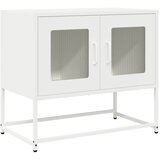 Maison Chic TV omarica - TV stojalo - Televizijska omarica Bela 68x39x60,5 cm Hladno valjano jeklo, (21702328) | Shoptok.si