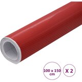  Folije za automobil 2 kom 4D crvene 100 x 150 cm | shoptok.hr