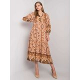 Och Bella Dress-TW-SK-BI-H3787.40X-beige | shoptok.hr