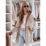 DStreet Kurtka damska parka przejściowa GLAMOON beżowa | Shoptok.si
