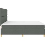  LED Box Spring Krevet Tamno siva 200 x 200 cm tkanina | shoptok.hr
