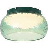 QAZQA Art Deco Stropna Svetilka Zelena s Steklom Vklj. LED 3-stopenjsko Zatemnilna - Thimble Cene