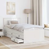  Krevet na dan Bijela i crna 75 x 190 cm Konstruirano drvo | shoptok.hr