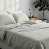 Satenska navlaka 140x200cm + jastučnica 50x70cm Grey smooth ( VLK000195-greysmooth ) | Eponuda.com