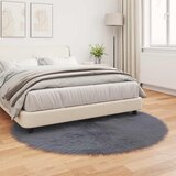  Tepih od umjetne ovčje kože TAFALLA Antracit Ø 160 cm Poliester | shoptok.hr