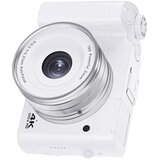INF digitalni fotoaparat DC218T 5K - bel model z zaslonom na dotik, (21644658) u
