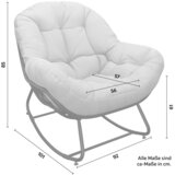 Bessagi Garden Set Za Balkon Isabel, Svetlo Siva, Črna, 3-Delno | Shoptok.si