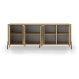 Marckeric Niska komoda u dekoru hrasta u prirodnoj boji 200x80 cm Inca – | shoptok.hr